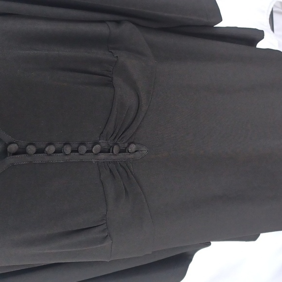 Studio 1940 Black dressy top, sz 14/16 - Picture 3 of 8